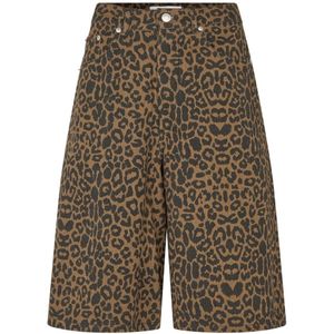 Lollys Laundry, Dames, Korte broeken, Bruin, Maat: XS