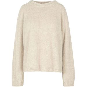 Jucca, Dames, Truien, Beige, Maat: XS Wol,