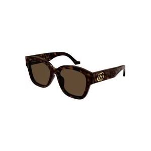 Gucci Gg1550Sk 002 Zonnebril , Brown , Dames , Maat: 54 MM