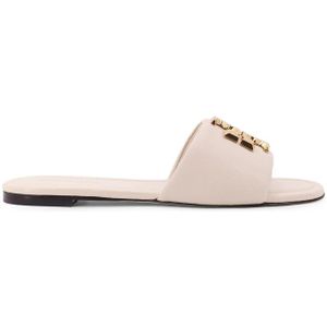 Tory Burch, Dames, Schoenen, Beige, Maat: 35 1/2 EU Leer,
