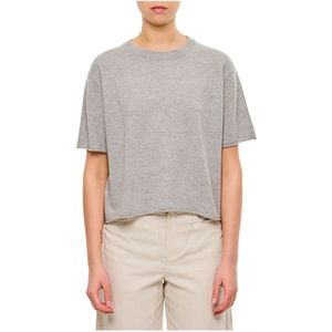 Lisa Yang, Dames, Truien, Grijs, Maat: XS Wol,