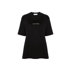 Lanvin T-Hemden , Black , Dames , Maat: L
