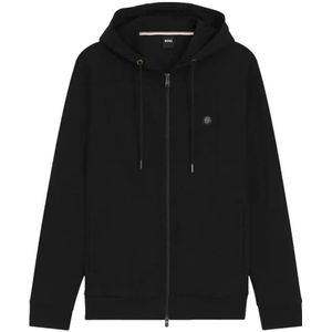 Hugo, Heren, Sweatshirts & Hoodies, Zwart, Maat: L Katoen,