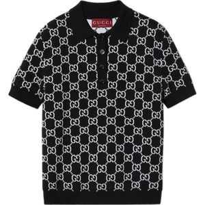 Gucci, Dames, Tops, Zwart, Maat: S Wol,