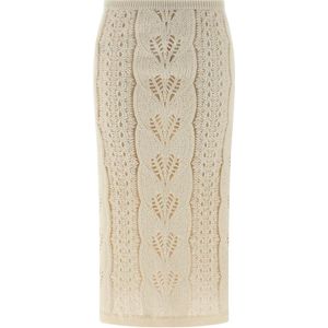 Ermanno Scervino, Dames, Rokken, Wit, Maat: S Wol,