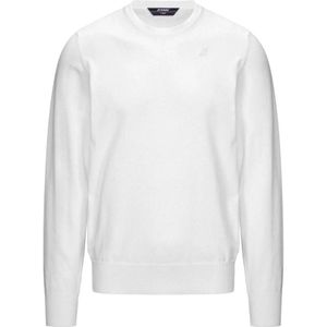 K-Way - Sebastien Cotton Ps - Sweatshirt - Wit - Katoen