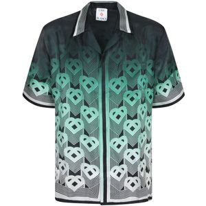 Casablanca, Heren, Overhemden, Veelkleurig, Maat: L Zijde,