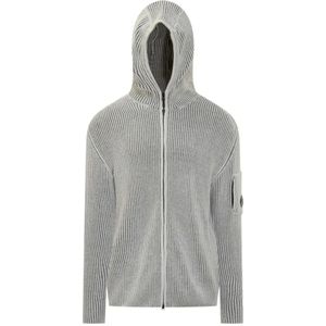 C.p. Company, Heren, Sweatshirts & Hoodies, Grijs, Maat: M Wol,