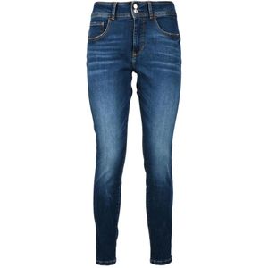Guess, Dames, Jeans, Blauw, Maat: W27 Katoen,