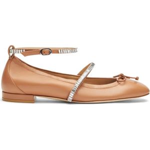 Stuart Weitzman, Dames, Schoenen, Beige, Maat: 36 1/2 EU Leer,