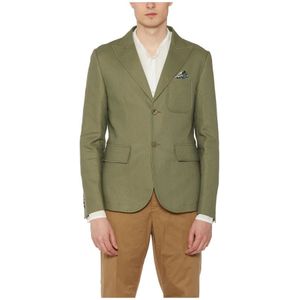 Daniele Alessandrini, Heren, Jassen, Groen, Maat: XL Katoen,