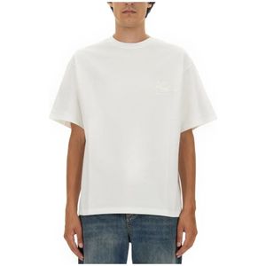 Etro, Heren, Tops, Wit, Maat: M Katoen,