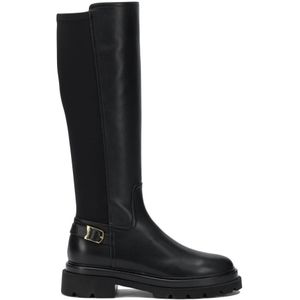 Santoni, Dames, Schoenen, Zwart, Maat: 35 EU Zijde,