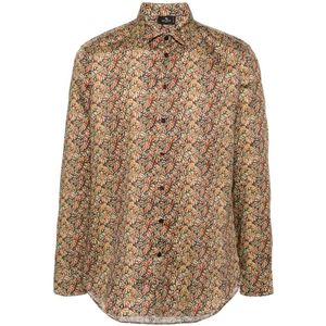Etro, Heren, Overhemden, Veelkleurig, Maat: XL Katoen,