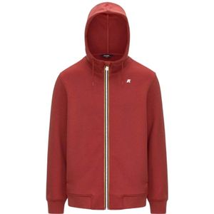 K-Way, Heren, Sweatshirts & Hoodies, Rood, Maat: M Poliester,