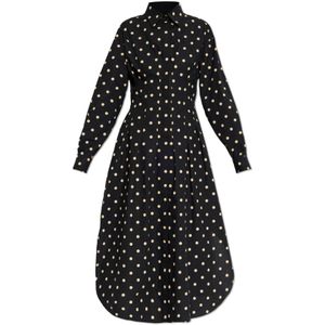 Moschino, Dames, Jurken, Zwart, Maat: XS Katoen,