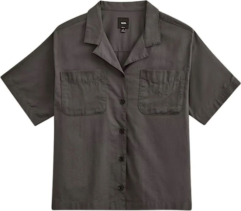 VANS Blouse 'Cassidy Camp'  donkergrijs