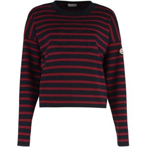 Moncler, Dames, Truien, Veelkleurig, Maat: XS Wol,