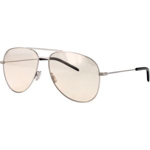 Saint Laurent, unisex, Accessoires, Grijs, Maat: 59 MM Nylon,