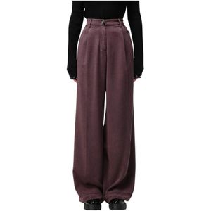 Pt01, Dames, Broeken, Paars, Maat: 2XS