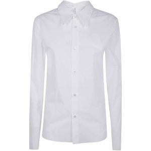 MM6 Maison Margiela, Dames, Blouses & Shirts, Wit, Maat: XS