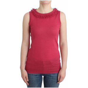 John Galliano, Dames, Tops, Roze, Maat: S Wol,