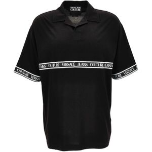 Versace Jeans Couture, Heren, Tops, Zwart, Maat: L