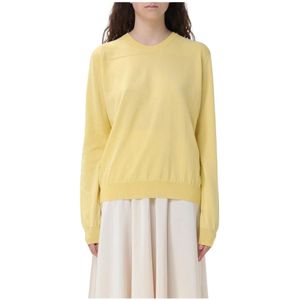 Jil Sander, Dames, Truien, Geel, Maat: M Katoen,