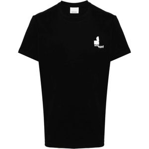 Isabel Marant, Heren, Tops, Zwart, Maat: M Katoen,