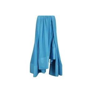 Lanvin Midi Skirts , Blue , Dames , Maat: S