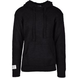 Family First, Heren, Sweatshirts & Hoodies, Zwart, Maat: L Acryl,