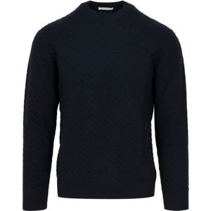 Paolo Pecora, Heren, Truien, Blauw, Maat: 2XL Wol,