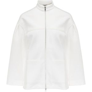 Max Mara, Dames, Sweatshirts & Hoodies, Wit, Maat: L