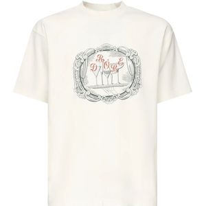 Drole de Monsieur, Heren, Tops, Beige, Maat: S Katoen,