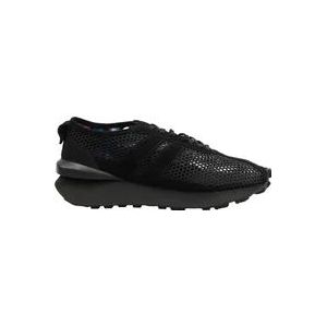 Lanvin Moderne Mesh Sneakers , Black , Heren , Maat: 40 EU