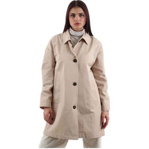 Emme DI Marella, Dames, Mantels, Beige, Maat: S