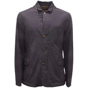 Moorer, Heren, Jassen, Blauw, Maat: L