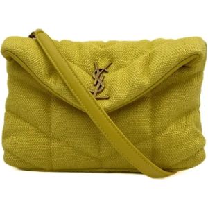 Yves Saint Laurent Vintage, Dames, Pre-owned, Geel, Maat: ONE Size Jersey,