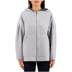 Max Mara, Dames, Sweatshirts & Hoodies, Grijs, Maat: L