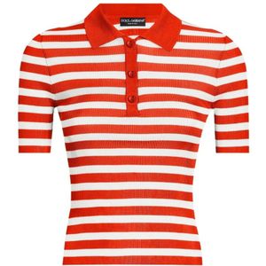Dolce & Gabbana, Dames, Tops, Veelkleurig, Maat: S