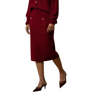 Kocca, Dames, Rokken, Rood, Maat: L Leer,
