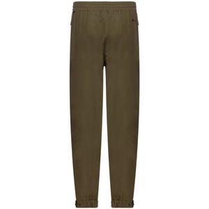 Moncler, Dames, Broeken, Groen, Maat: S Katoen,