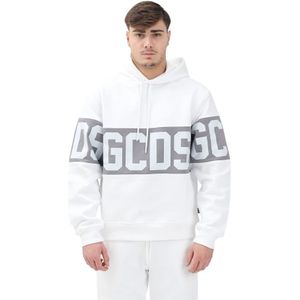 Gcds, Heren, Sweatshirts & Hoodies, Wit, Maat: L