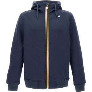 K-Way, Heren, Sweatshirts & Hoodies, Blauw, Maat: M