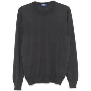 Fedeli, Heren, Truien, Grijs, Maat: XL Zijde,