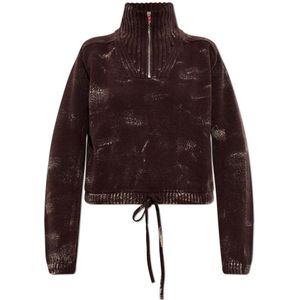 Diesel, Dames, Truien, Bruin, Maat: L Wol,