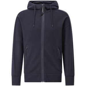 C.p. Company, Heren, Sweatshirts & Hoodies, Blauw, Maat: S Katoen,