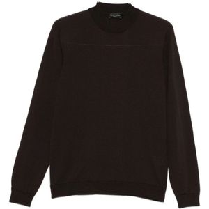 Roberto Collina, Heren, Truien, Bruin, Maat: S