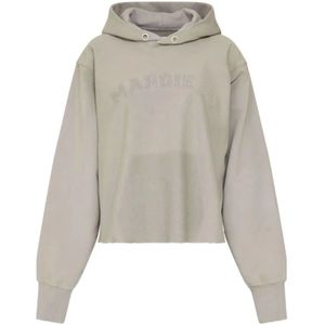 Maison Margiela, Dames, Sweatshirts & Hoodies, Grijs, Maat: L Katoen,