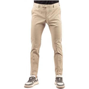 PT Torino, Heren, Broeken, Beige, Maat: M Katoen,
